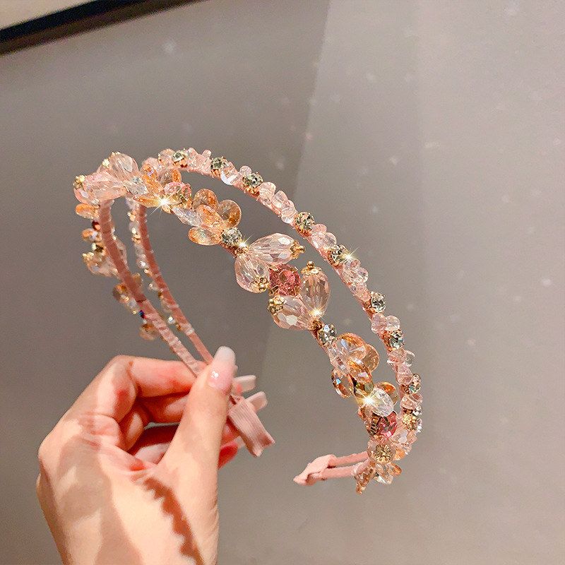 新款头箍夹头年精致镶钻发卡气质