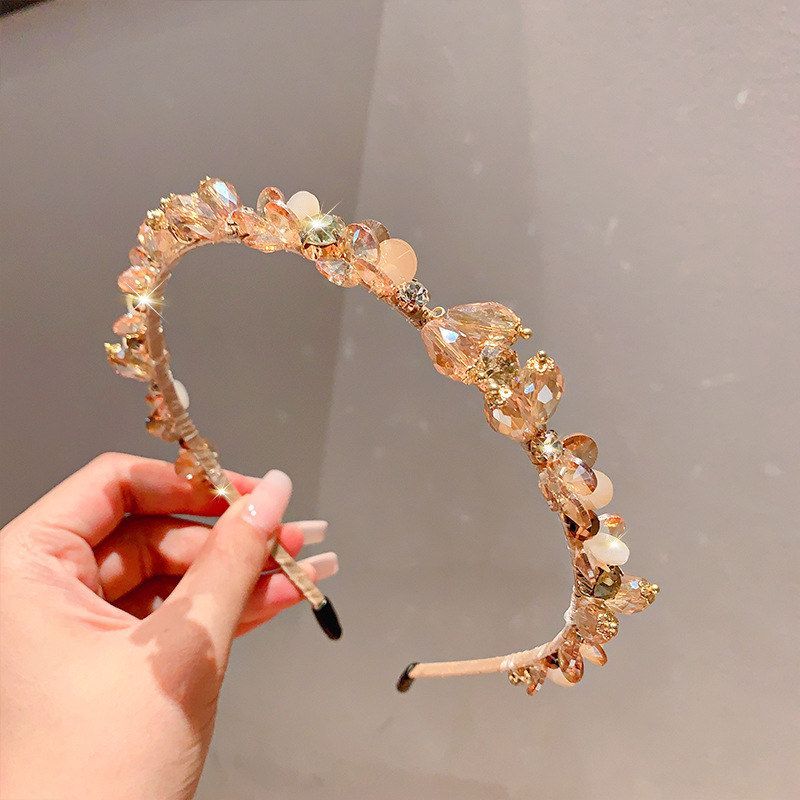 复古新款法师高级感发卡压发水晶