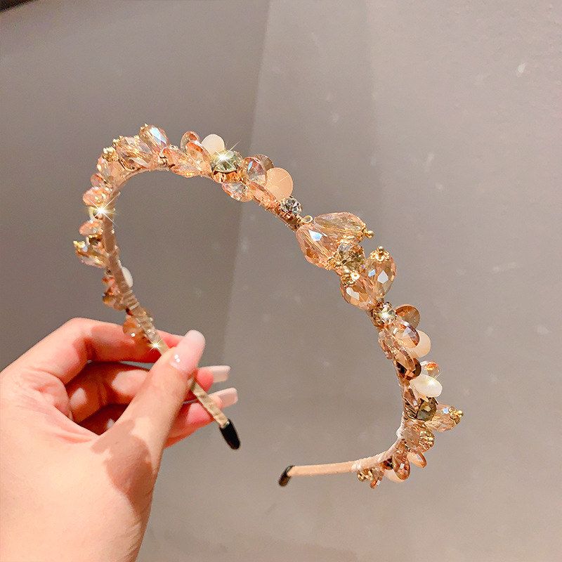 发卡法师水晶高级感头箍女轻奢