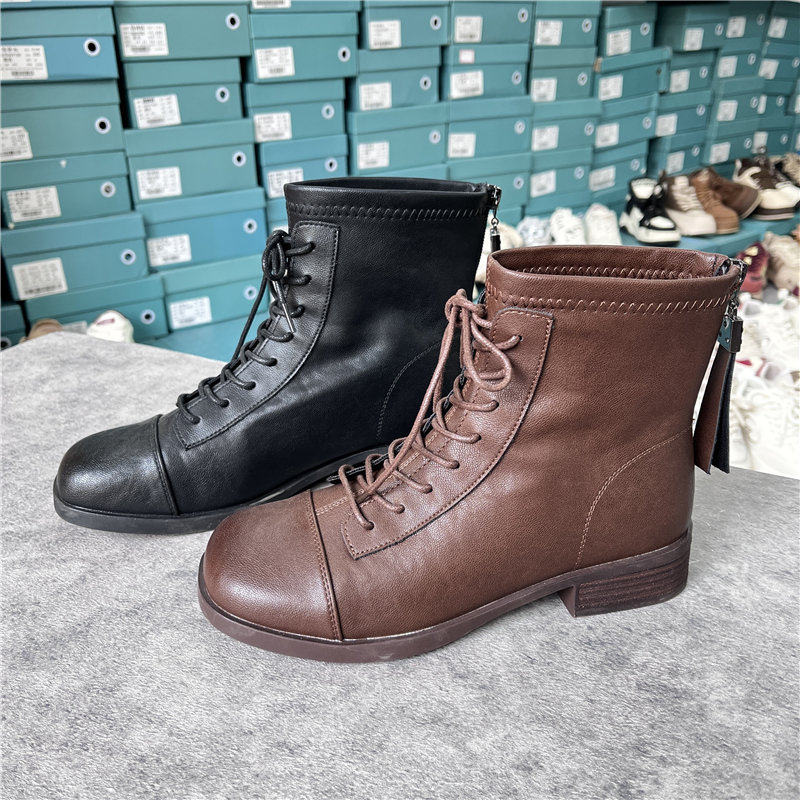 2024年秋冬新款低跟百搭靴佰诗奴