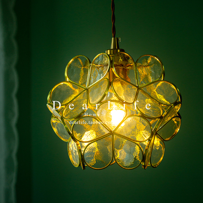 花瓣玻璃吊灯餐厅客厅辅灯