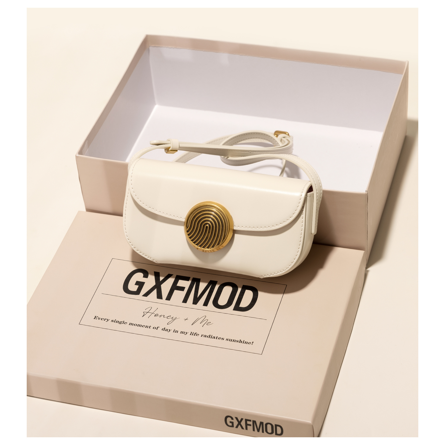 GXFMOD牛皮单肩斜挎包小包高级感