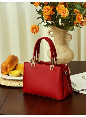 GXFMOD原创设计红色结婚包2026新品流行新娘包手提斜挎大容量女包