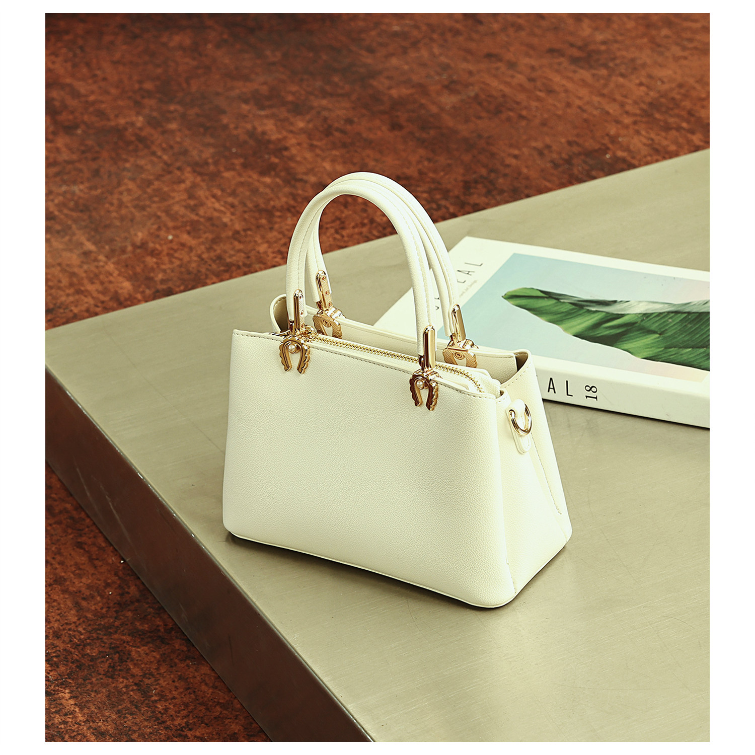 GXFMOD高级感大容量通勤手提包女2026新款轻奢风简约款单肩斜挎包