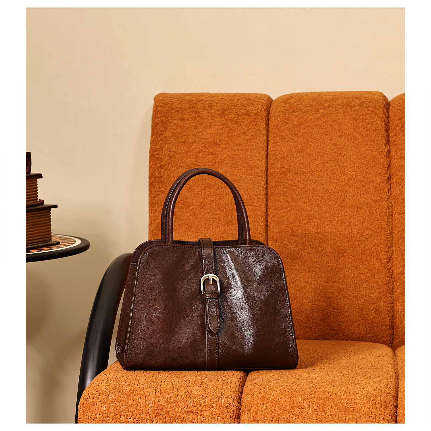 小众设计高级感头层牛皮托特包女