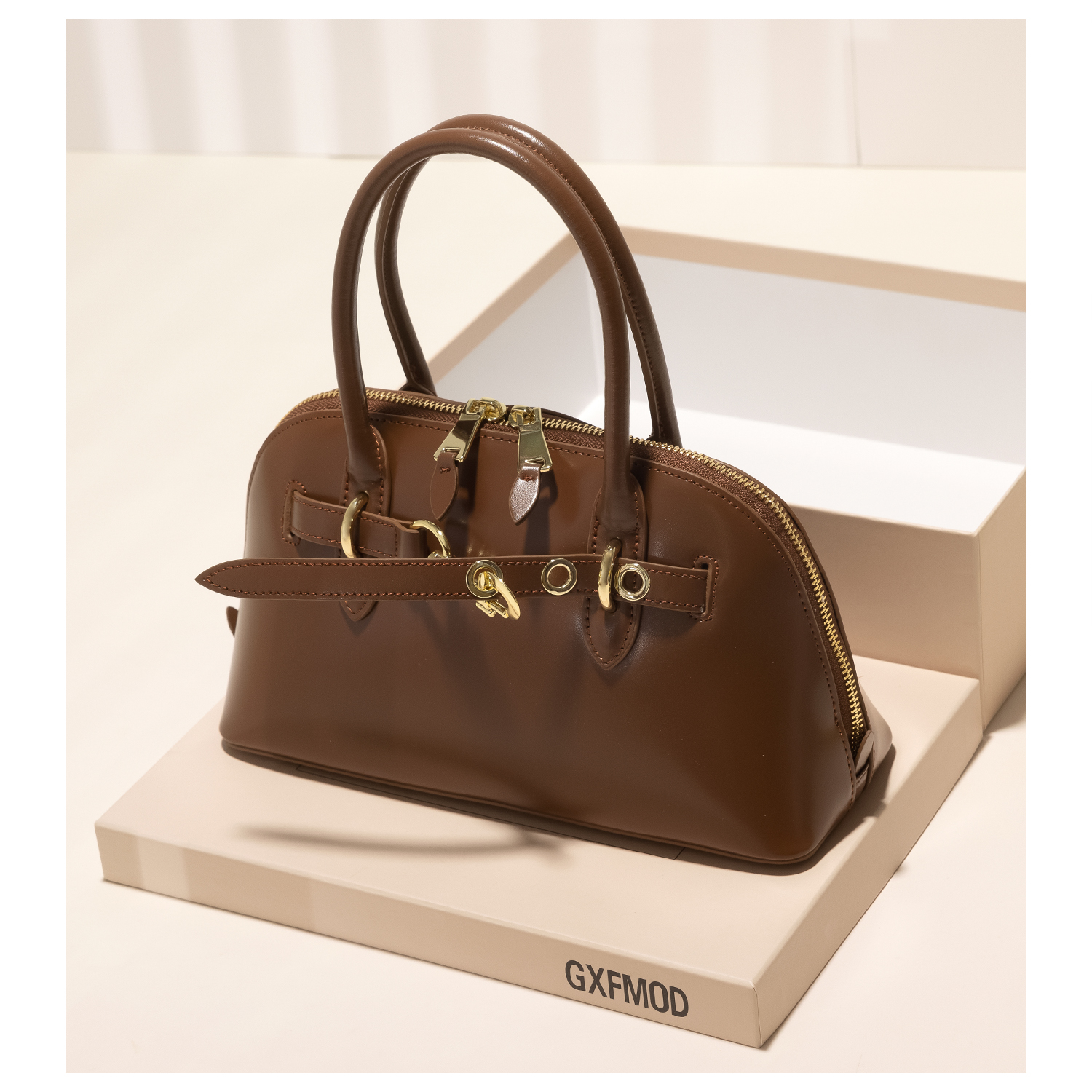 GXFMOD真皮枕头包手提斜挎包