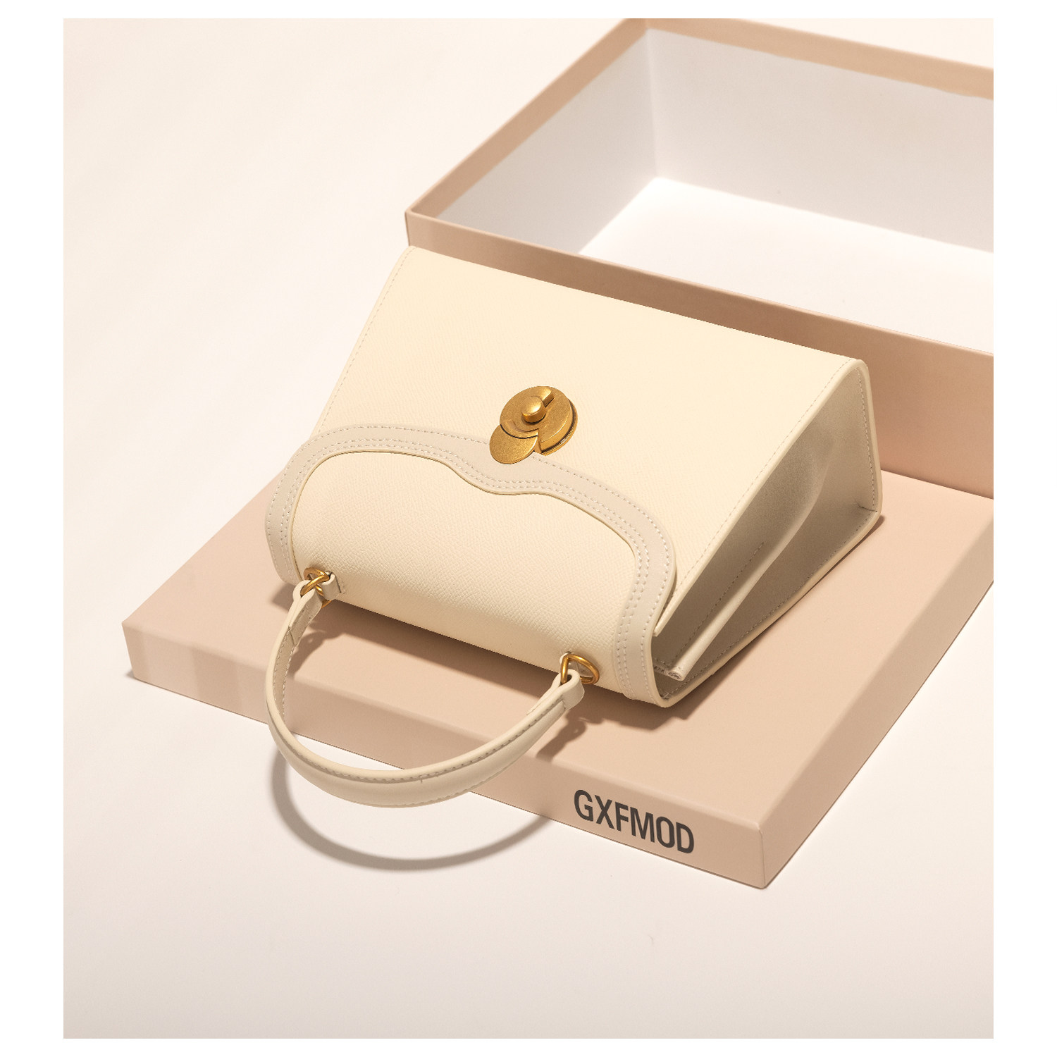 GXFMOD小众时尚手提包女牛皮小方包2024夏流行百搭单肩斜挎通勤包,箱包皮具/热销女包/男包,小方包,淘宝优惠券,粉丝福利购,淘宝优惠卷