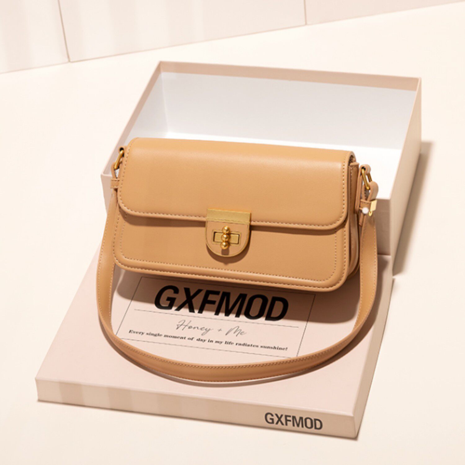 GXFMOD新品流行法式腋下包2025春夏高级感女包单肩斜挎小方包,箱包皮具/热销女包/男包,小方包,淘宝优惠券,粉丝福利购,淘宝优惠卷