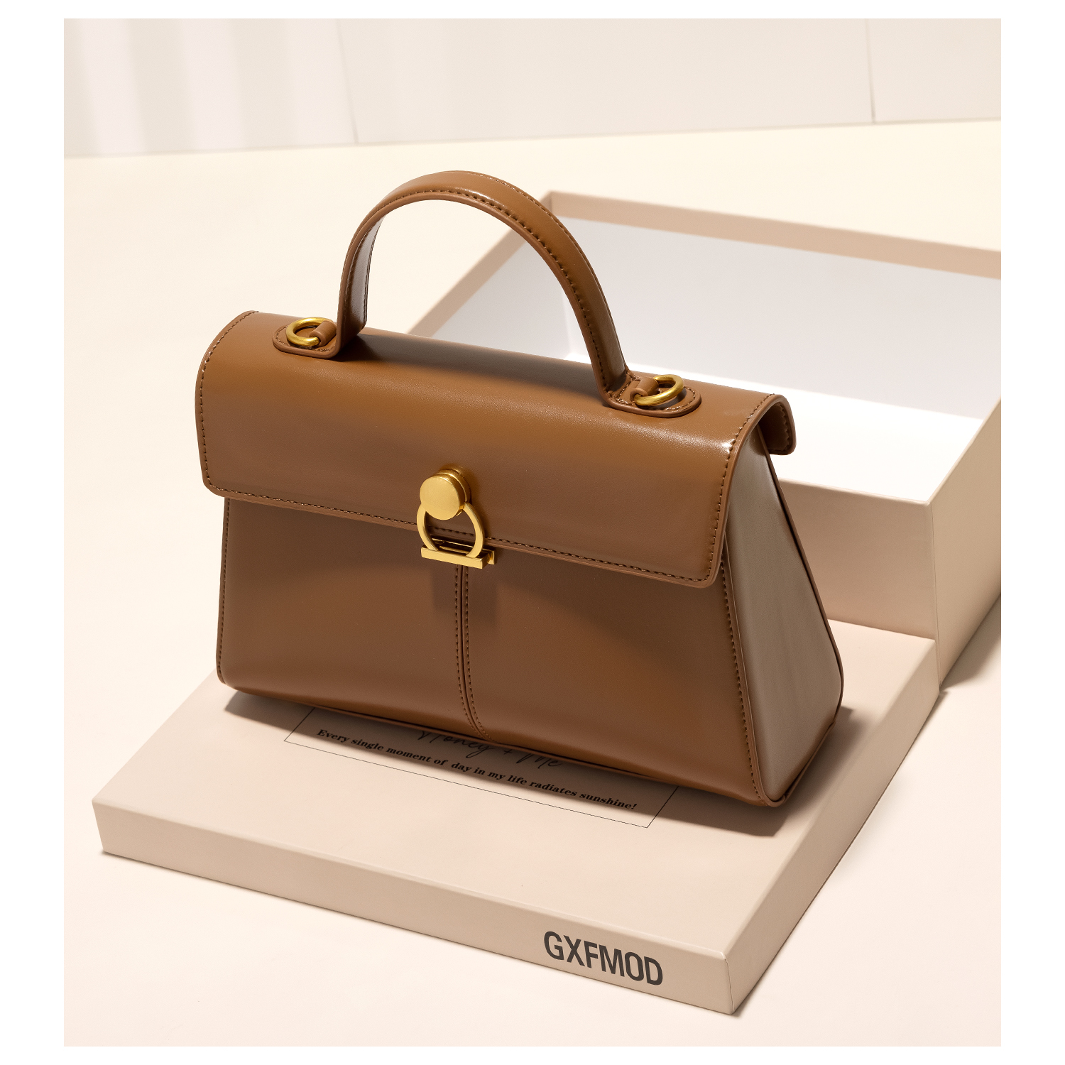 GXFMOD百搭手提小方包通勤斜挎包