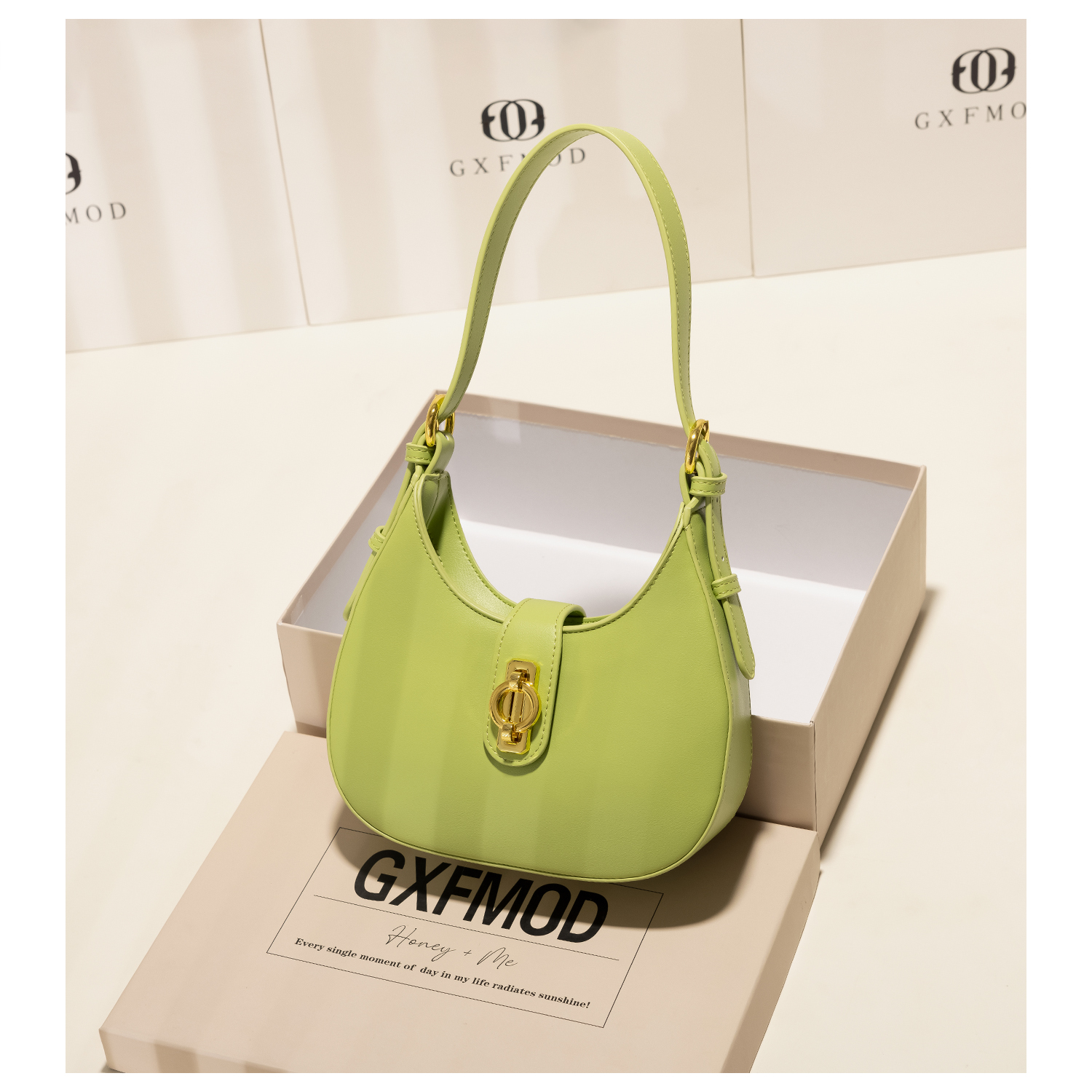 GXFMOD法棍包复古单肩斜挎