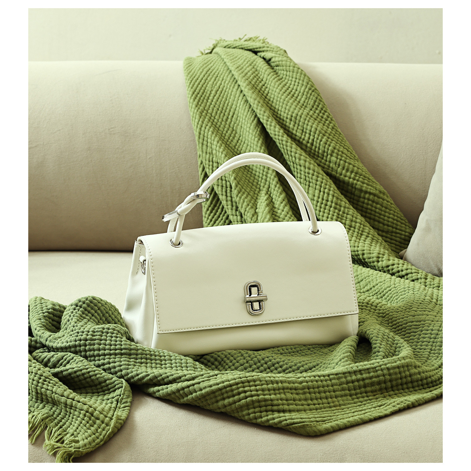 GXFMOD2026春夏新款轻奢真皮小方包女小众简约高级感单肩包斜挎包