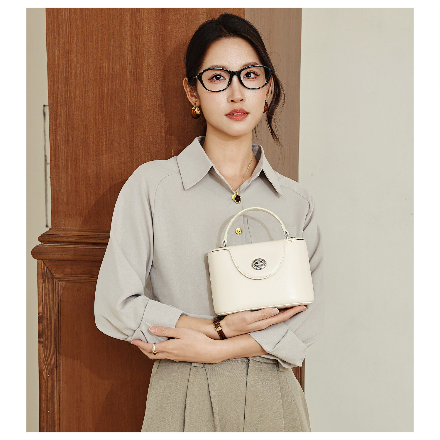 GXFMOD2026早春新款手提小圆包包女高级感休闲时尚潮流单肩斜挎包,箱包皮具/热销女包/男包,通用款女包,淘宝优惠券,粉丝福利购,淘宝优惠卷