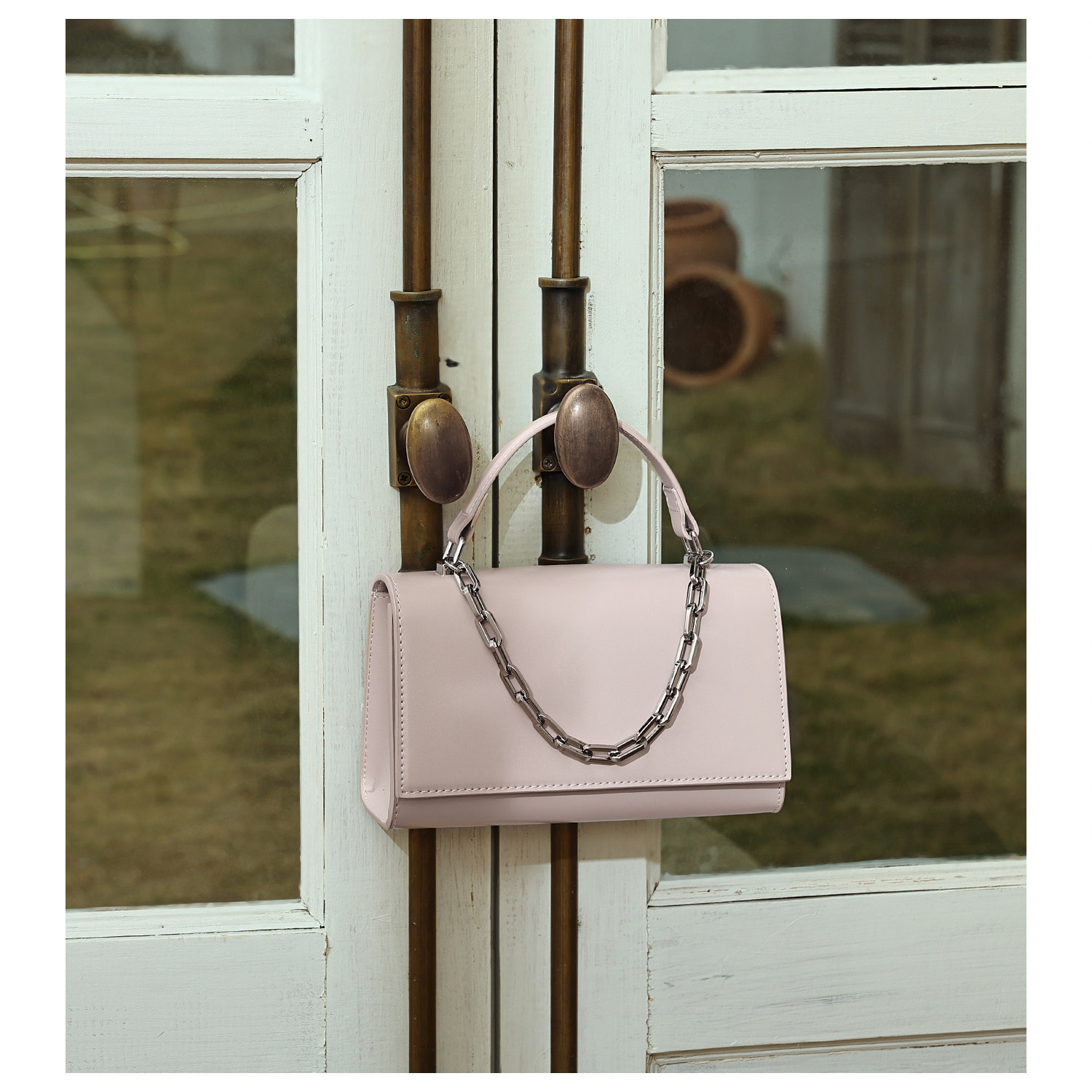 GXFMOD小众设计牛皮链条小方包女2026春季新款轻奢简约百搭斜挎包,箱包皮具/热销女包/男包,小方包,淘宝优惠券,粉丝福利购,淘宝优惠卷