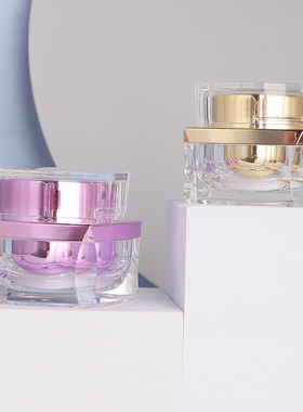 面霜分装瓶眼霜瓶高档亚克力膏霜瓶30克20g空瓶膏体化妆品盒50g10