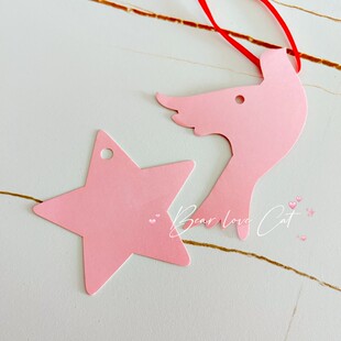 50张 鸽子星星款心愿卡 活动留言卡 圣诞节许愿卡 幼儿园祝福心意