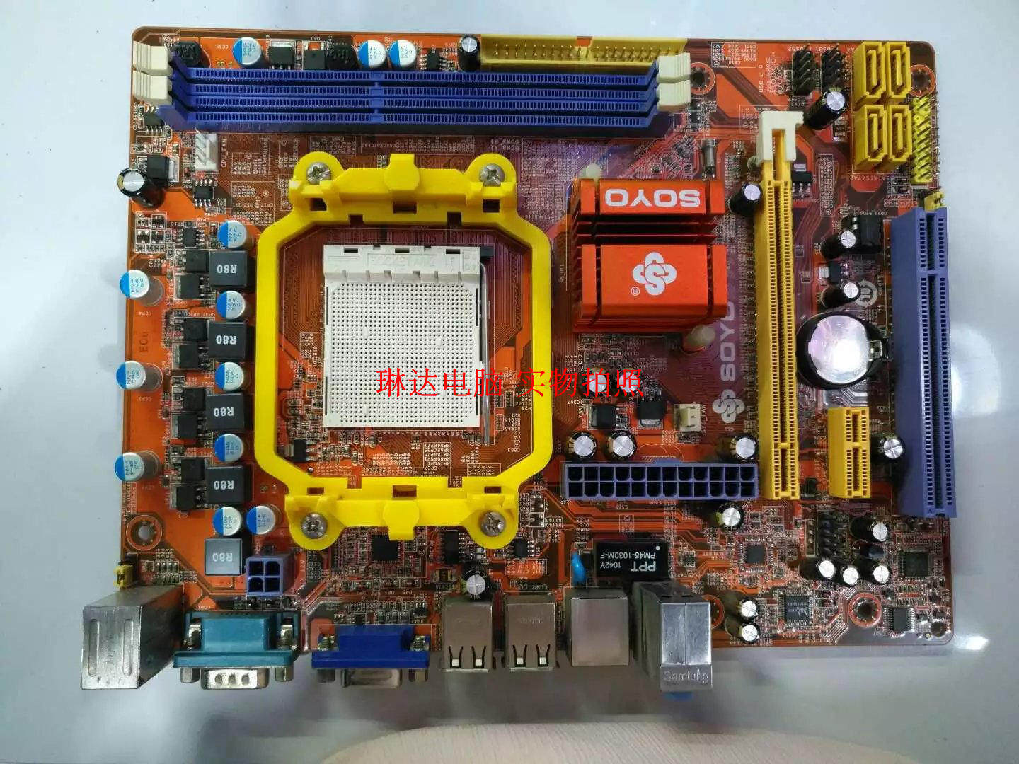 梅捷sy-n68m3-rl v3.0 /v2.0 支持ddr3三代内存 稳定好用