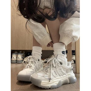 厚底老爹鞋女款2023年秋季韩版时尚百搭ins潮运动鞋休闲小白鞋子