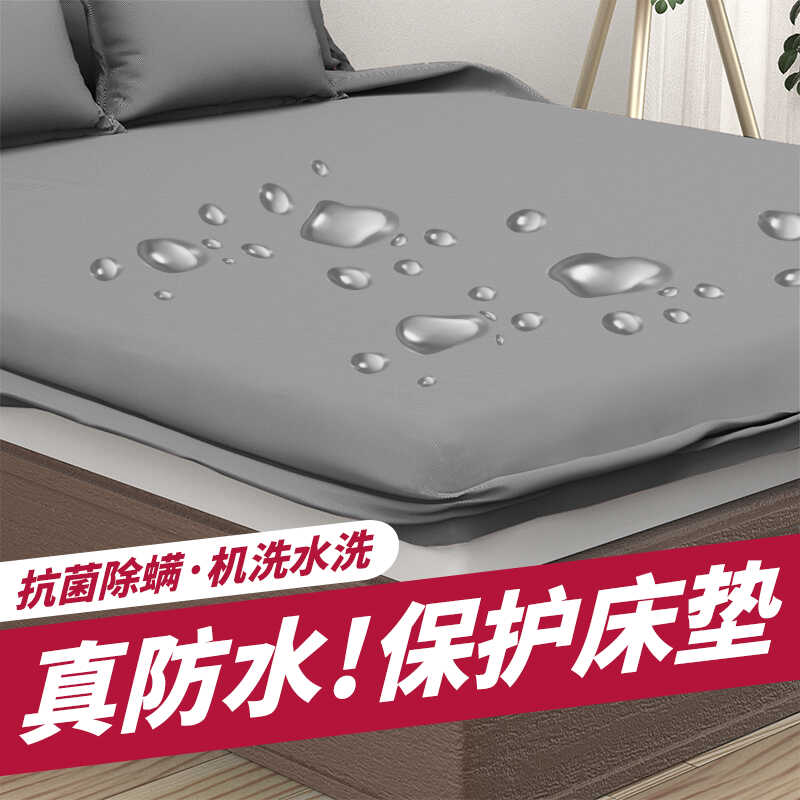 防水隔尿2024新款床笠床罩全棉