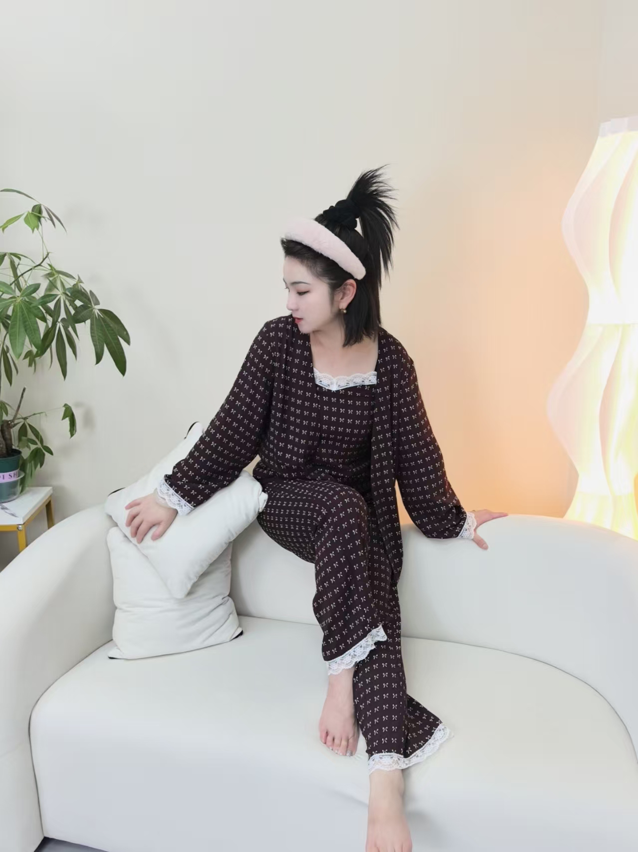 品牌清货睡衣女春秋冬款睡衣睡裙尾货两件套单件