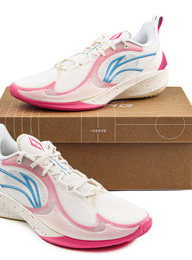 李宁闪凌2V2篮球鞋男2025新款回弹缓震透气实战低帮运动鞋ABPV003