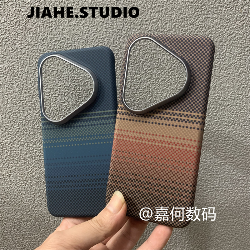 仿碳纤维凯夫拉纹满天星河日落月升适用华为pura80pro+手机壳mate70pro+硬壳磁吸保护壳浮雕轻奢商务高级感男