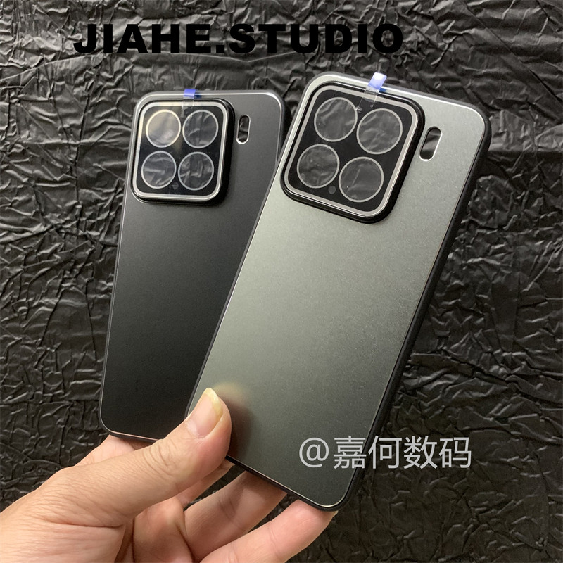铝合金背板带镜头膜适用小米15 14 13手机壳红米k80 k70pro硬壳红米note14 note13pro全包保护壳k50轻奢商务
