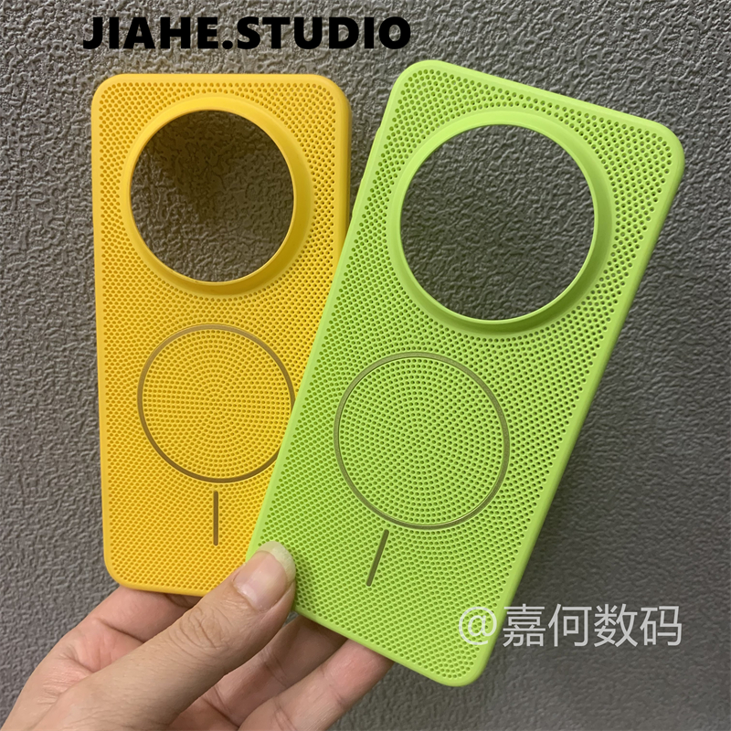 轻薄透气网孔镂空散热适用华为mate70pro手机壳磁吸mate60pro硬壳pura80pro保护壳pura70pro全包轻奢男女肤感