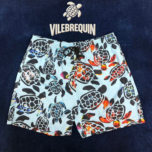 VILEBREQUIN沙滩裤男海龟内衬下水短裤三亚海边度假温泉冲浪泳裤