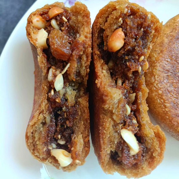 张家口红糖胡麻油月饼坝上手工传统五仁白糖散装老式月饼中秋