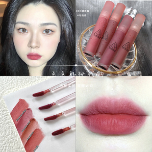 韩国3ce水雾唇釉水感柔雾哑光口红sepia焦糖红栗laydown乌龙奶茶