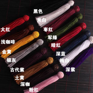帽子中国结日式 10CM 吊穗穗子日本流苏佛珠穗子DIY饰品配件吊穗9