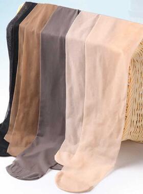 丝袜女薄款肉色连裤袜腿袜夏季防勾丝美腿加肥大码丝袜裤夏打底裤