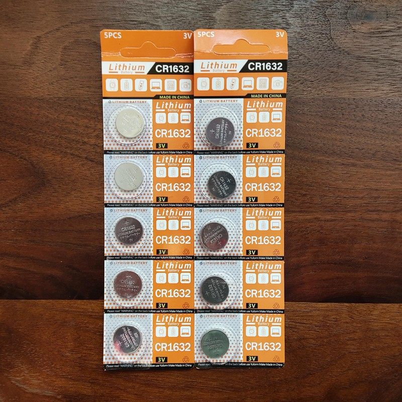 纽扣电池CR1632适用于米家智能魔方电动车遥控器钥匙主板体重秤