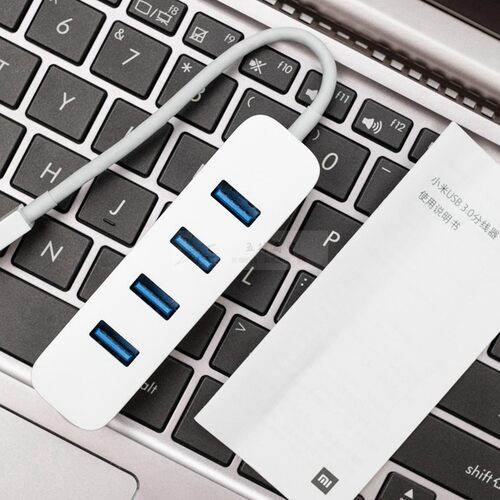 4个USB3.0小米四合一双头分线器