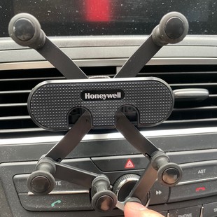 Honeywell霍尼韦尔出风口重力车载手机支架卡扣汽车导航支撑防滑