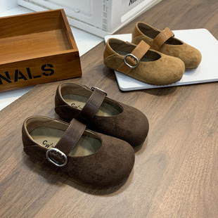 18810复古女童小皮鞋 儿童玛丽珍公主鞋 软底舒适勃肯鞋 2026春款