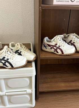 68009真皮女童阿甘鞋2026新款休闲百搭小白鞋男童防滑透气运动鞋