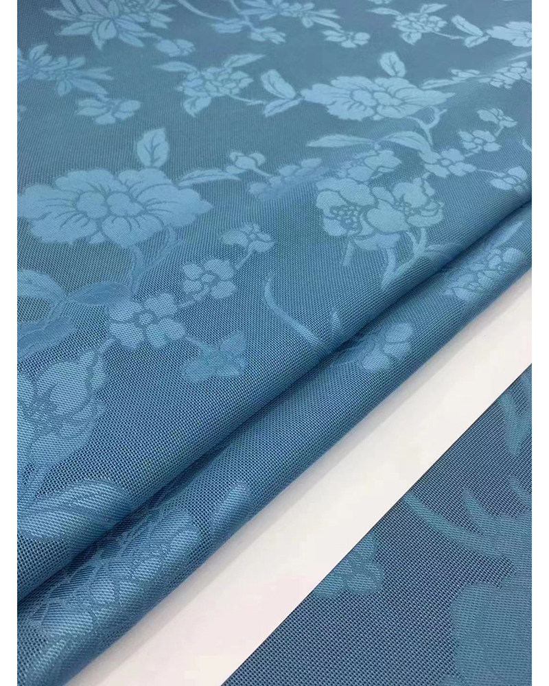 真丝机织花罗倒大袖旗袍汉服布料100%桑蚕丝连衣裙面料秋花纹