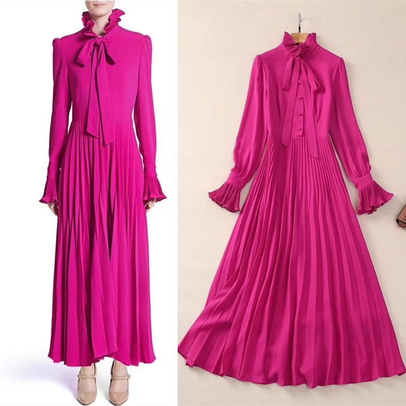 欧洲站2025春秋季新款连衣裙