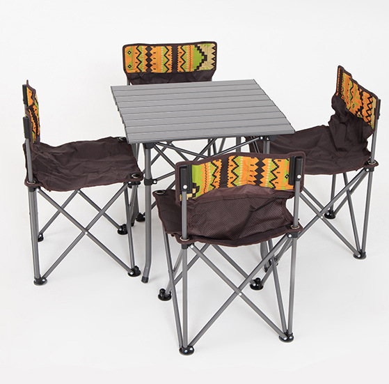5件套户外折叠桌椅套装组合铝合金便携式烧烤野营露营自驾游桌椅|msdalam kategori luar/Mountaineer/Camping/Aksesori perjalanan, Perabot luaran, luar jadual - dari Buy2taobao.com untuk memberikan perkhidmatan ejen Taobao profesional membeli