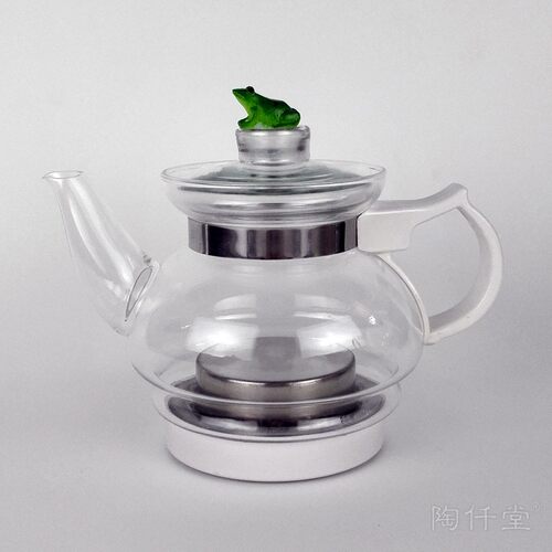 原装正稻配件电茶炉善而美祺茶壶耐热玻璃壶青蛙盖子快速炉养生壶