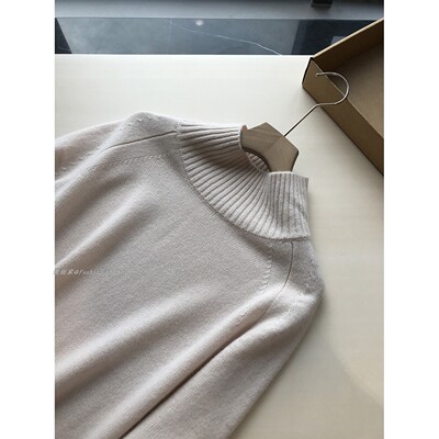 低调的很有高级感！！山羊绒针织衫半高领打底衫套头毛衣羊绒衫