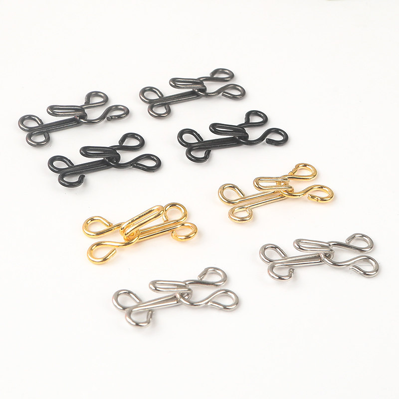 防走光金属小裙子皮草搭扣隐形扣