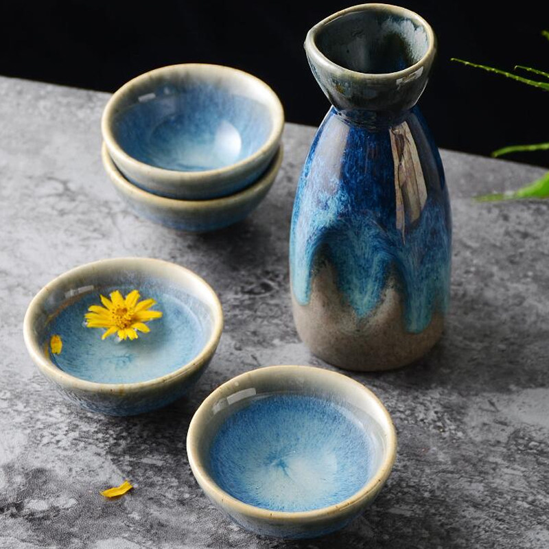 日式窑变陶瓷酒具套装烫酒壶清酒杯黄酒温酒器复古家用酒瓶白酒杯,餐饮具,白酒杯,淘宝优惠券,粉丝福利购,淘宝优惠卷