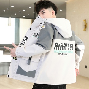 2021秋季新品潮流ins男士时尚连帽工装夹克XZ313B-1-JK028-P60,宝宝冬季打底裤外穿搭配图片