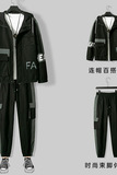 2021秋季新款工装男时尚帅气休闲套装两件套XZ313B-1-T80115-P85，男装休闲套装，星座313B-2