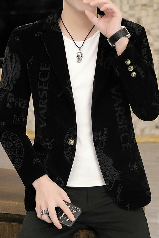 2021秋季高品质男士修身休闲小西服外套上衣XZ313B-1-XF353-P90,男装夹克,星座313B-2