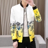 夹克男秋季新款男士韩版棒球领休闲外套XZ313B-1-NS09-P35，男装夹克，星座313B-2