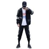 秋冬新款工装男帅气休闲加绒加厚套装XZ313B-1-A80115-P105，男装休闲套装，星座313B-2
