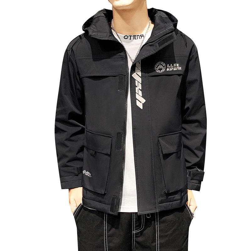 主推款秋季新款男士时尚变色连帽工装夹克外套XZ313B-1-JK688-P73,男装夹克,星座313B-2